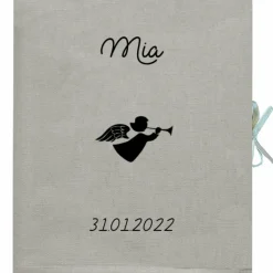Livre de naissance gris clair 88 pages (personnalisable)
