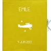Livre de naissance jaune 88 pages (personnalisable)