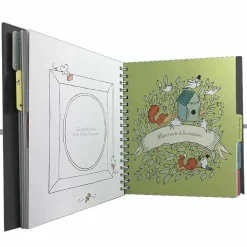 Livre de naissance jaune 88 pages (personnalisable)