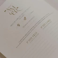 Livre de naissance Petit Amour Sauge