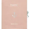 Livre de naissance rose poudré 88 pages (personnalisable)