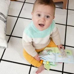 Livre d'éveil en tissu Nate l'Ourson