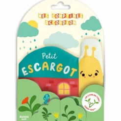 Livre en tissu Comptines accordéon - Petit escargot