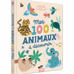 Livre Mes 100 animaux à découvrir X Michelle Carlslund
