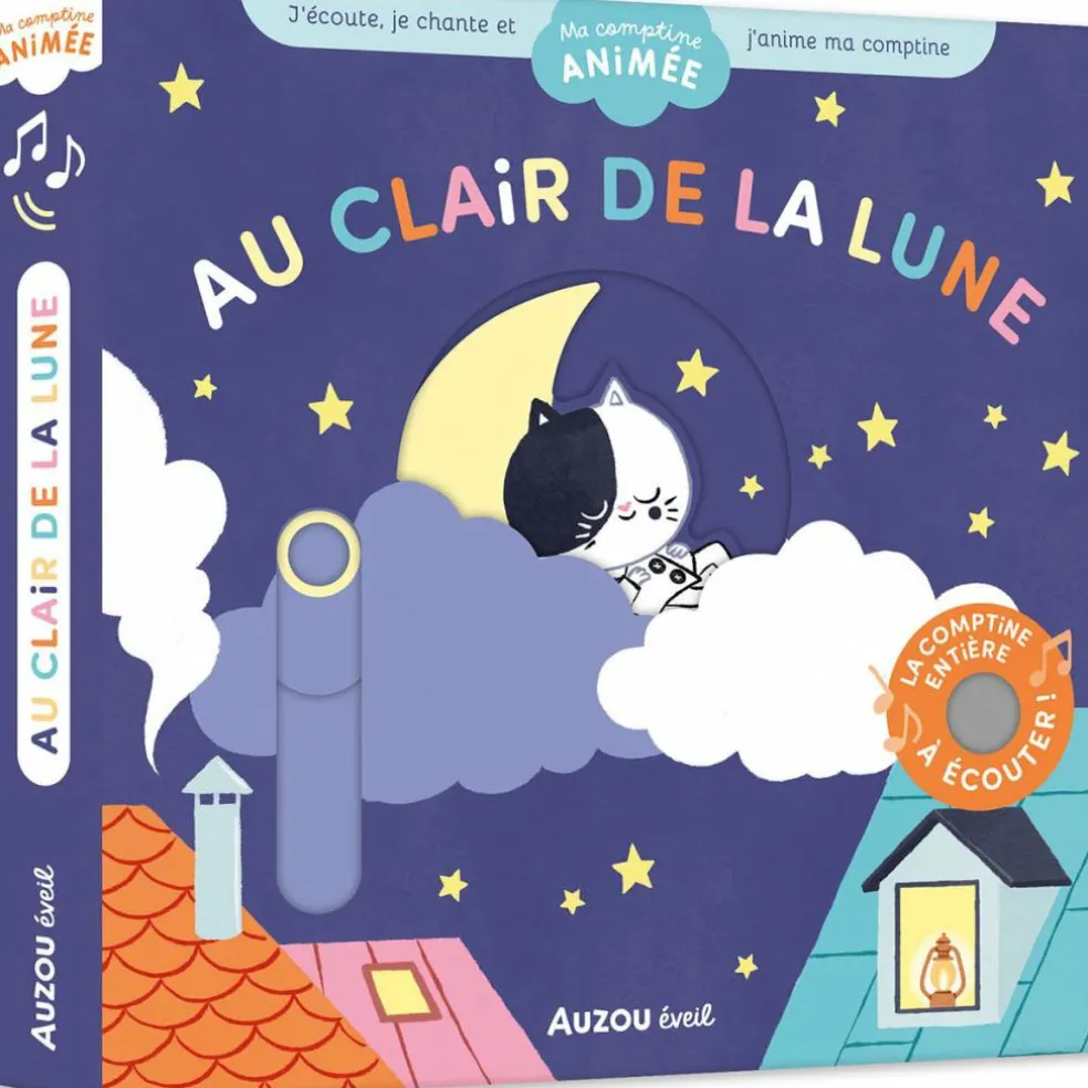 Livre sonore Ma comptine animée - Au clair de la lune