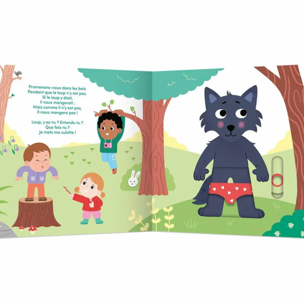 Livre sonore Ma comptine animée - Promenons-nous dans les bois