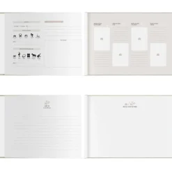 Livre Souvenirs d'école en lin (8 périodes scolaires)