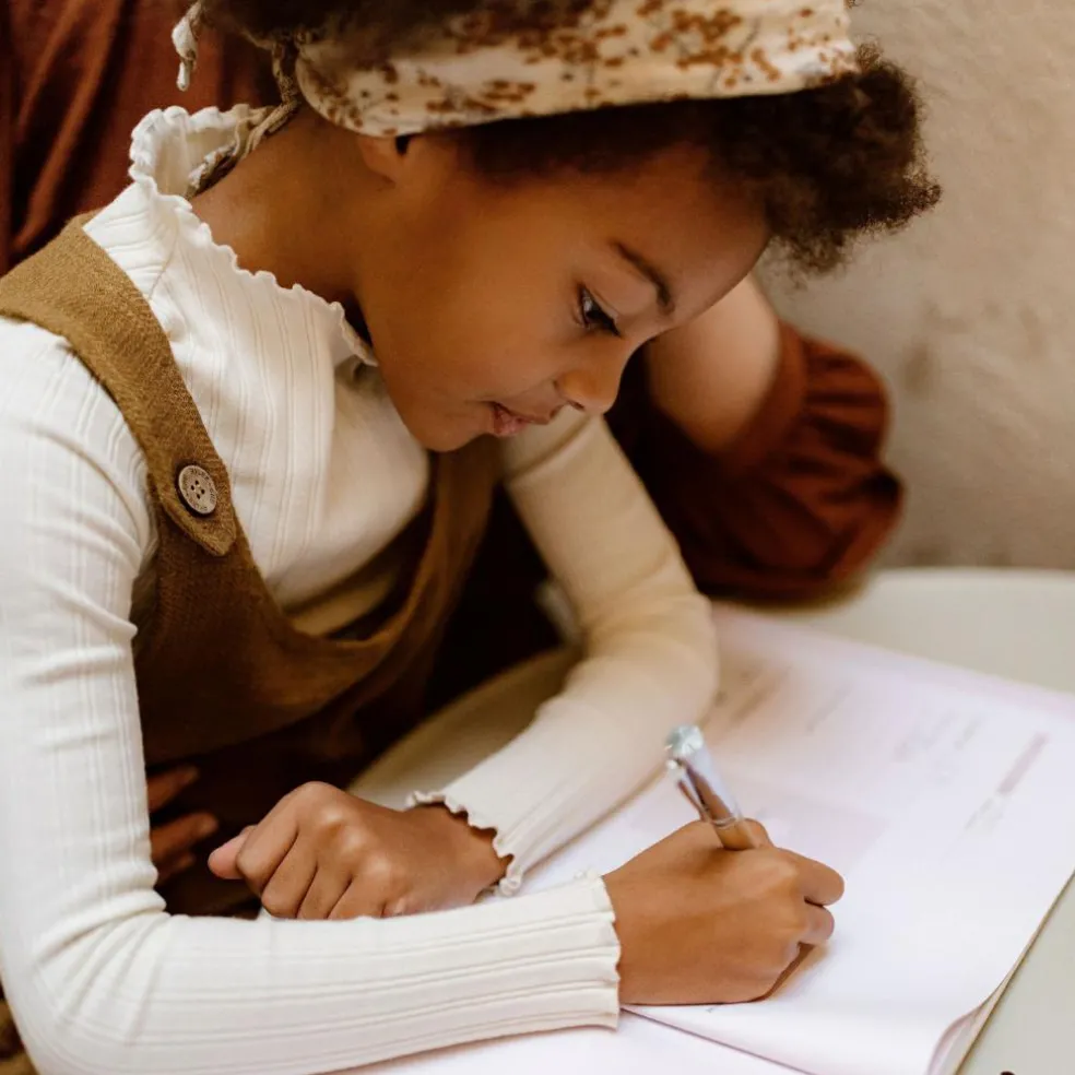 Livre Souvenirs d'école en lin (8 périodes scolaires)