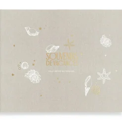 Livre souvenirs de vacances en lin (112 pages)