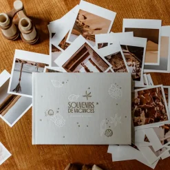 Livre souvenirs de vacances en lin (112 pages)