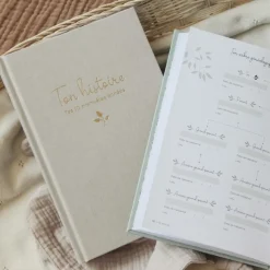 Livre souvenirs Ton histoire tes 10 premières années grège