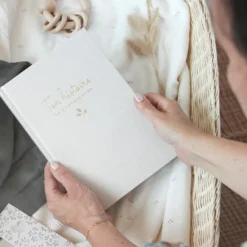 Livre souvenirs Ton histoire tes 10 premières années grège