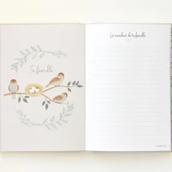 Livre souvenirs Ton histoire tes 10 premières années grège