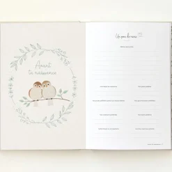 Livre souvenirs Ton histoire tes 10 premières années grège