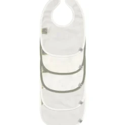 Lot 5 bavoirs en éponge coton bio Little Forest Renard