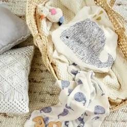 Lot 2 maxi langes baleine Little Water (120 x 120 cm)