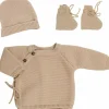 Lot brassière, bonnet et chaussons Caramel (0-1 mois)
