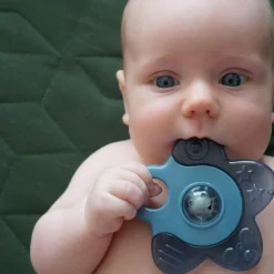 Lot de 2 anneaux de dentition étoile bleu