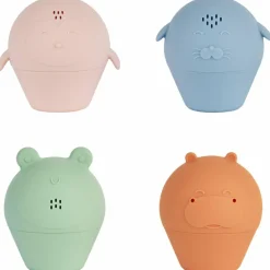 Lot de 4 aspergeurs de bain en silicone