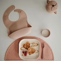 Lot de 2 assiettes carrées Ivory