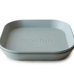 Lot de 2 assiettes carrées Sage