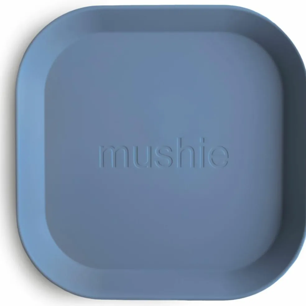 Lot de 2 assiettes carrées Twilight Blue