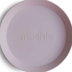 Lot de 2 assiettes rondes Soft lilac