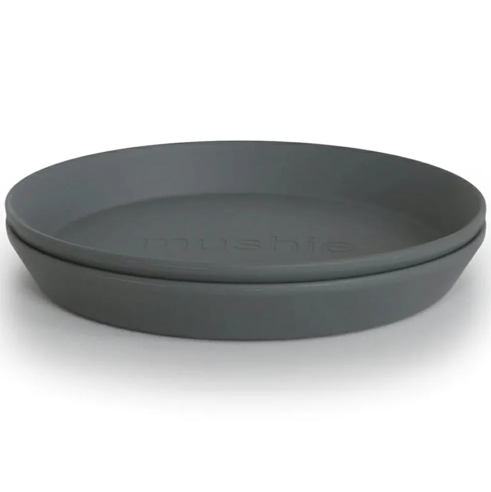 Lot de 2 assiettes rondes Smoke