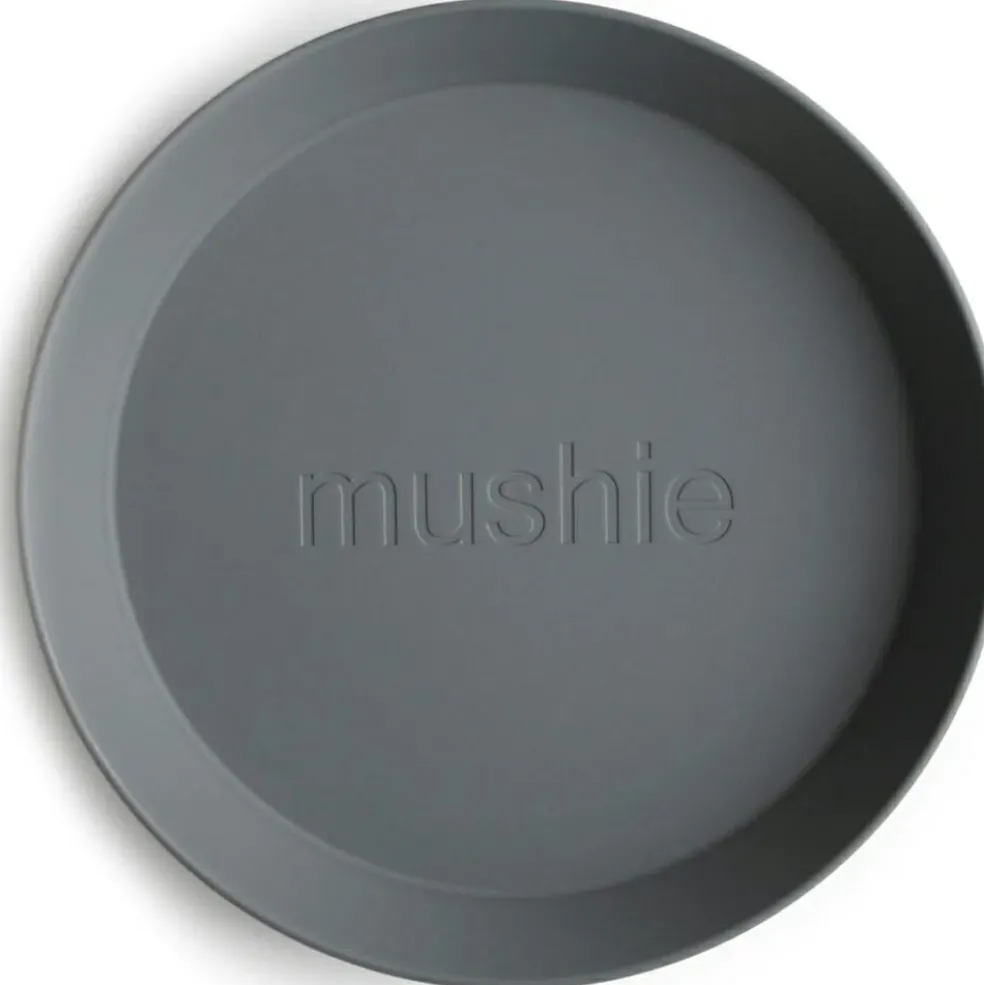 Lot de 2 assiettes rondes Smoke