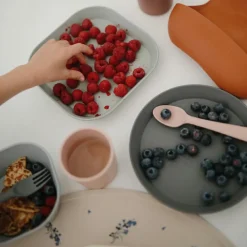 Lot de 2 assiettes rondes Smoke