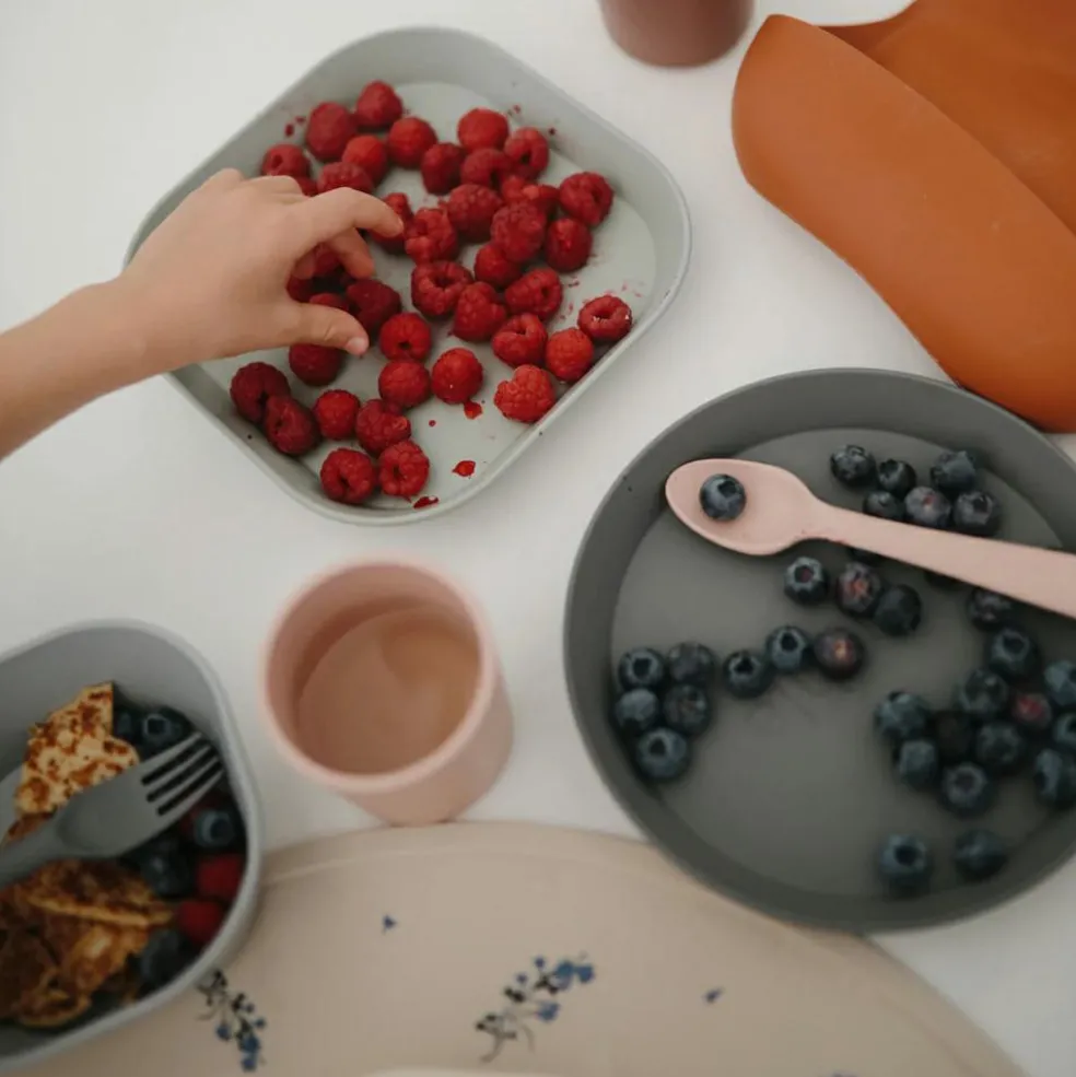 Lot de 2 assiettes rondes Smoke