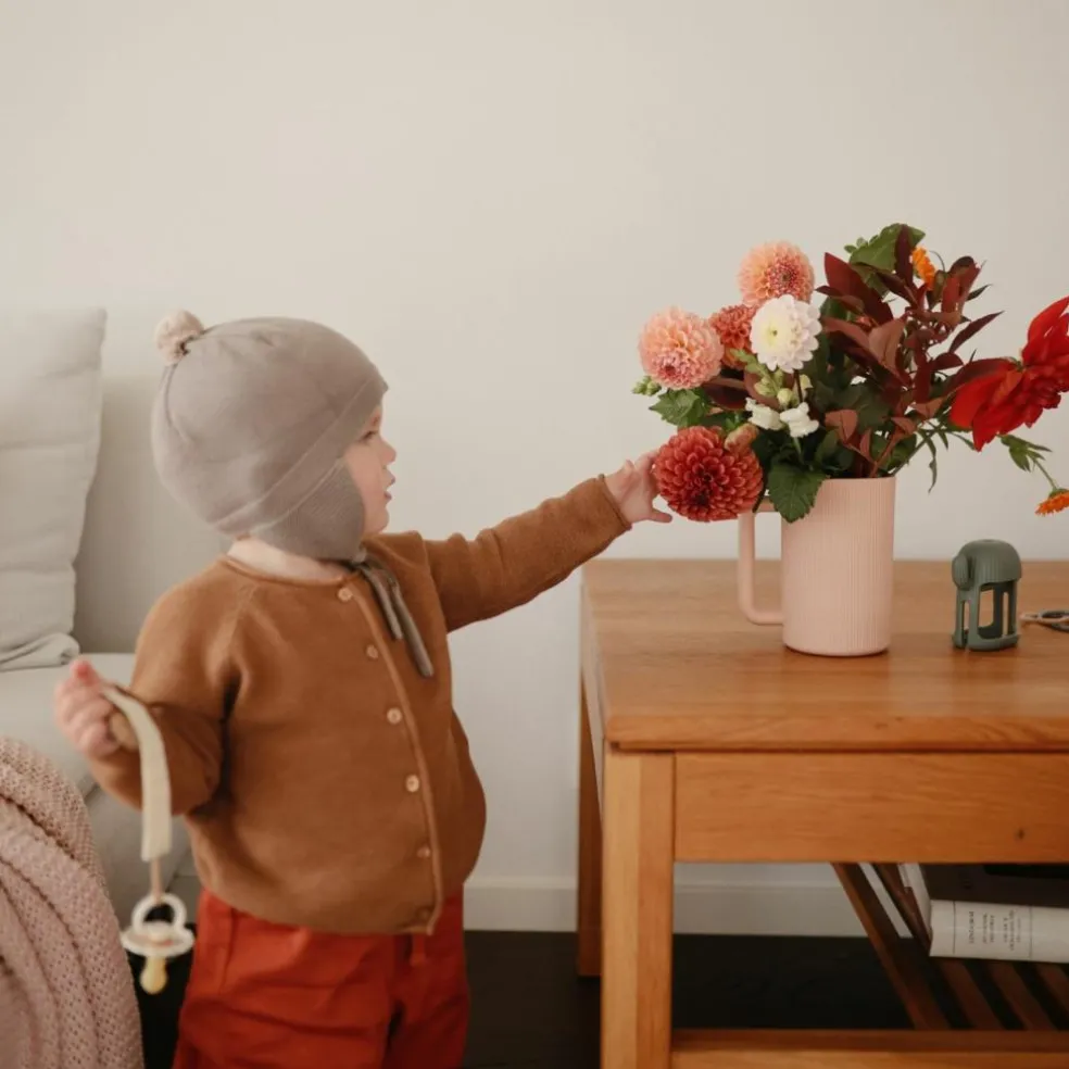 Lot de 2 attaches-sucettes en lin Olive-Sand