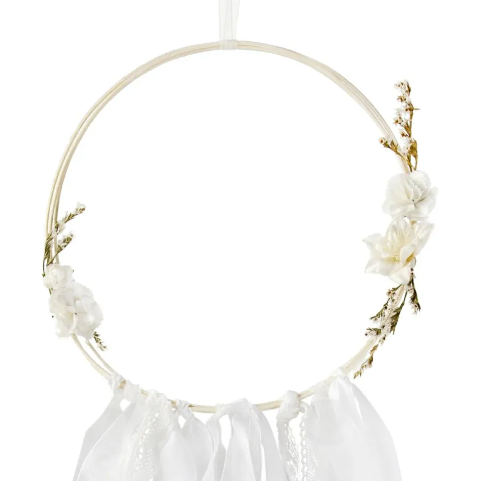 Lot de 3 attrape rêves blanc