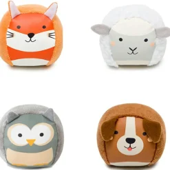 Lot de 4 balles doudous Ferme Doodballs