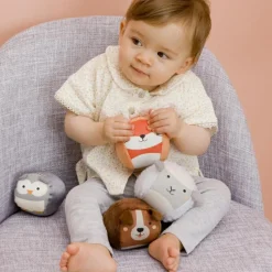 Lot de 4 balles doudous Ferme Doodballs