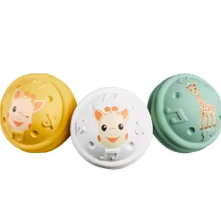 Lot de 3 balles musicales Sophie la girafe - Ouïe