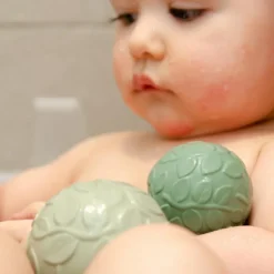 Lot de 2 balles sensorielles vertes