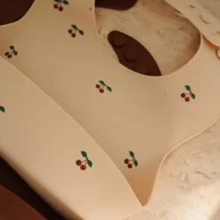 Lot de 2 bavoirs à poche Cherry