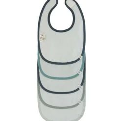 Lot de 5 bavoirs à velcro bleus Garden Explorer