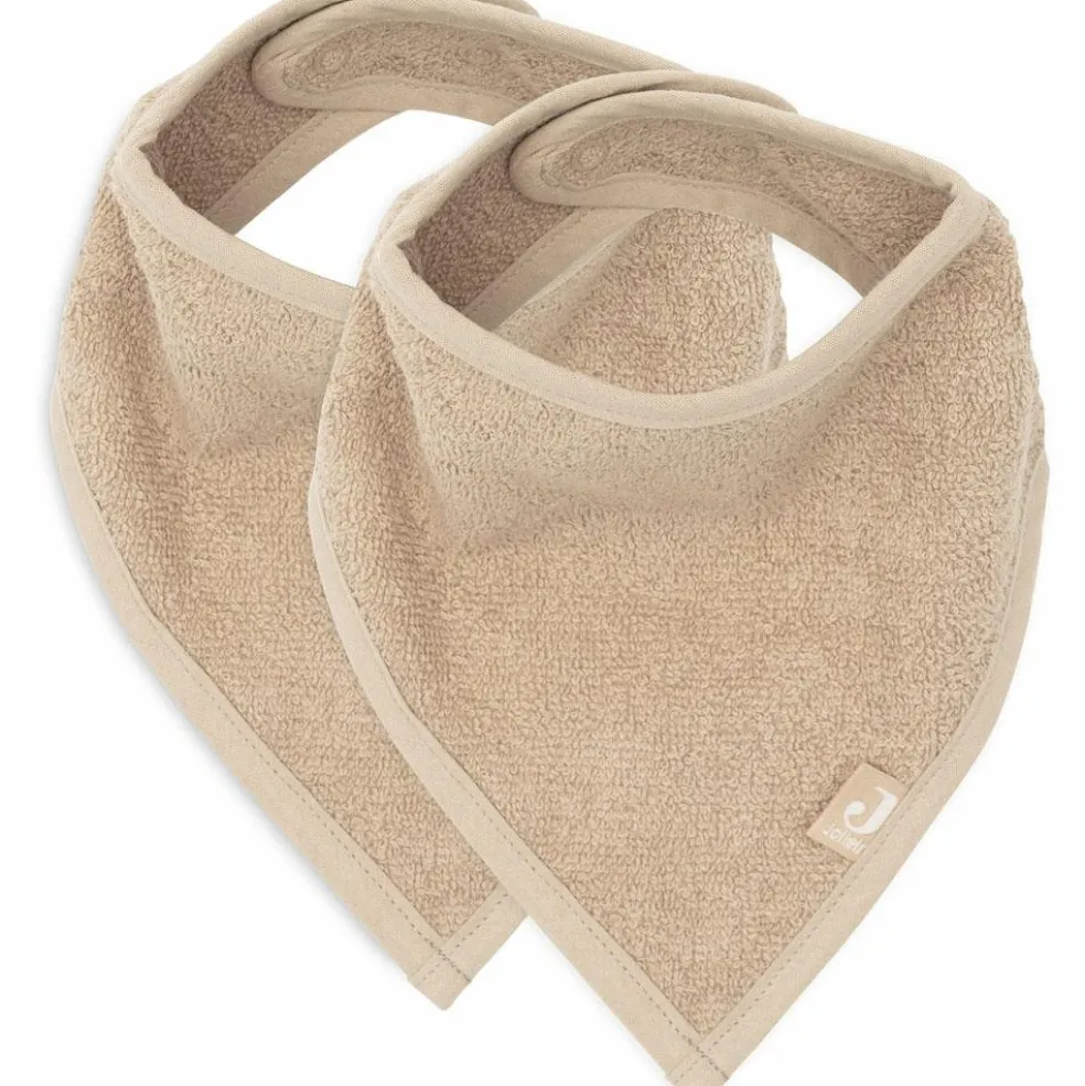 Lot de 2 bavoirs bandana Biscuit