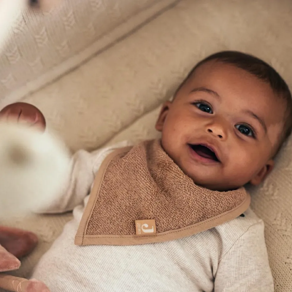 Lot de 2 bavoirs bandana Biscuit