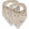 Lot de 2 bavoirs bandana Flower Fairies