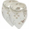 Lot de 2 bavoirs bandana Leafy Dreams