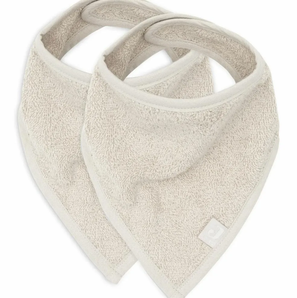 Lot de 2 bavoirs bandana Nougat