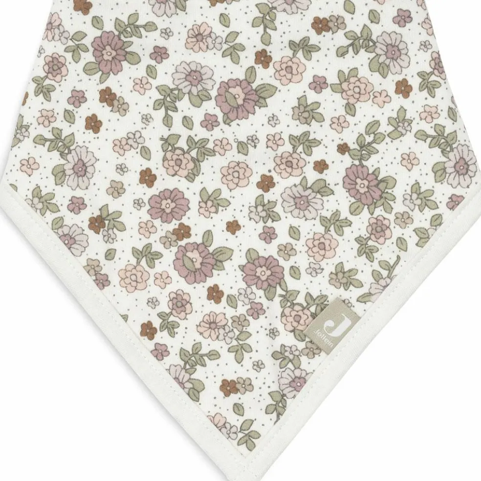 Lot de 2 bavoirs bandana Retro Flowers