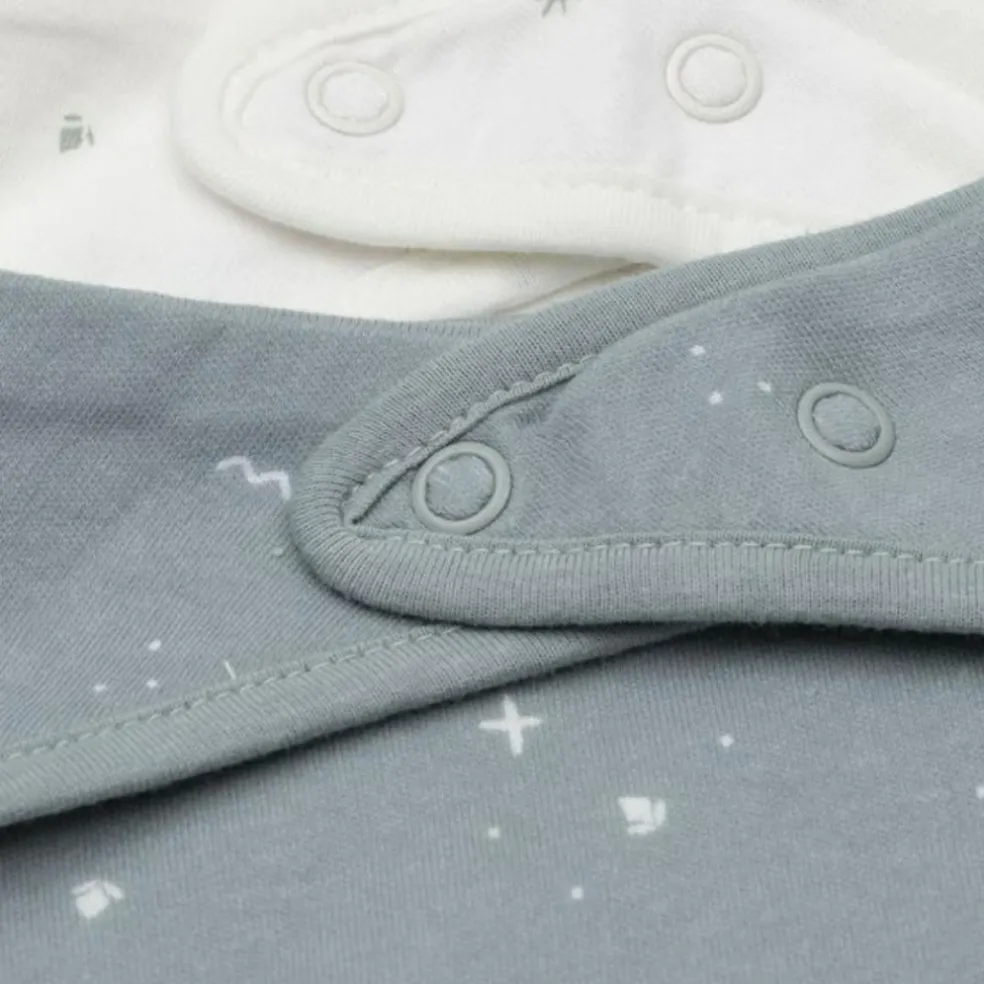 Lot de 2 bavoirs bandana Twinkling Sea Green