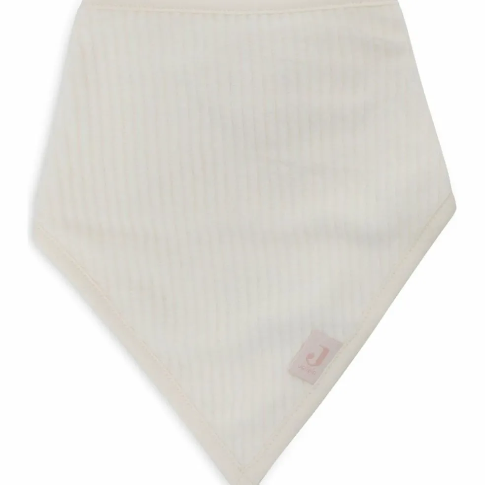 Lot de 2 bavoirs bandana Velvet Rib Wild Rose-Ivory