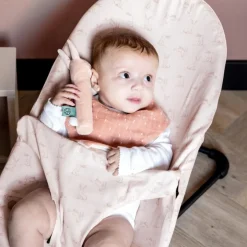 Lot de 3 bavoirs bandanas Rosy Rabbit