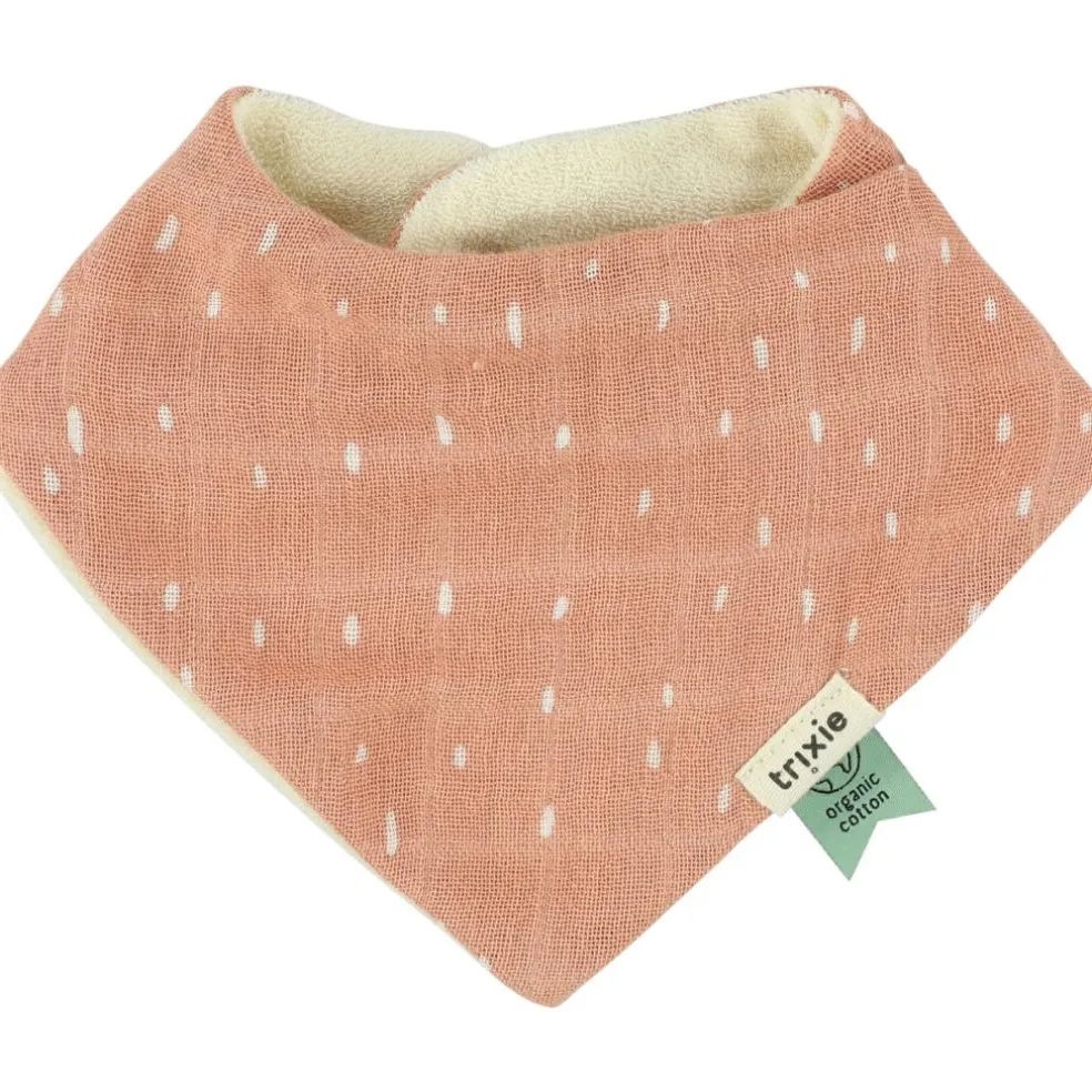 Lot de 3 bavoirs bandanas Rosy Rabbit