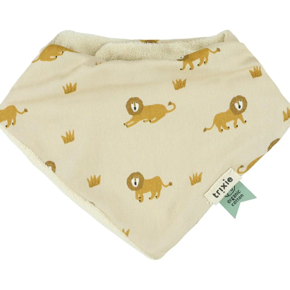 Lot de 3 bavoirs bandanas Lively Lion